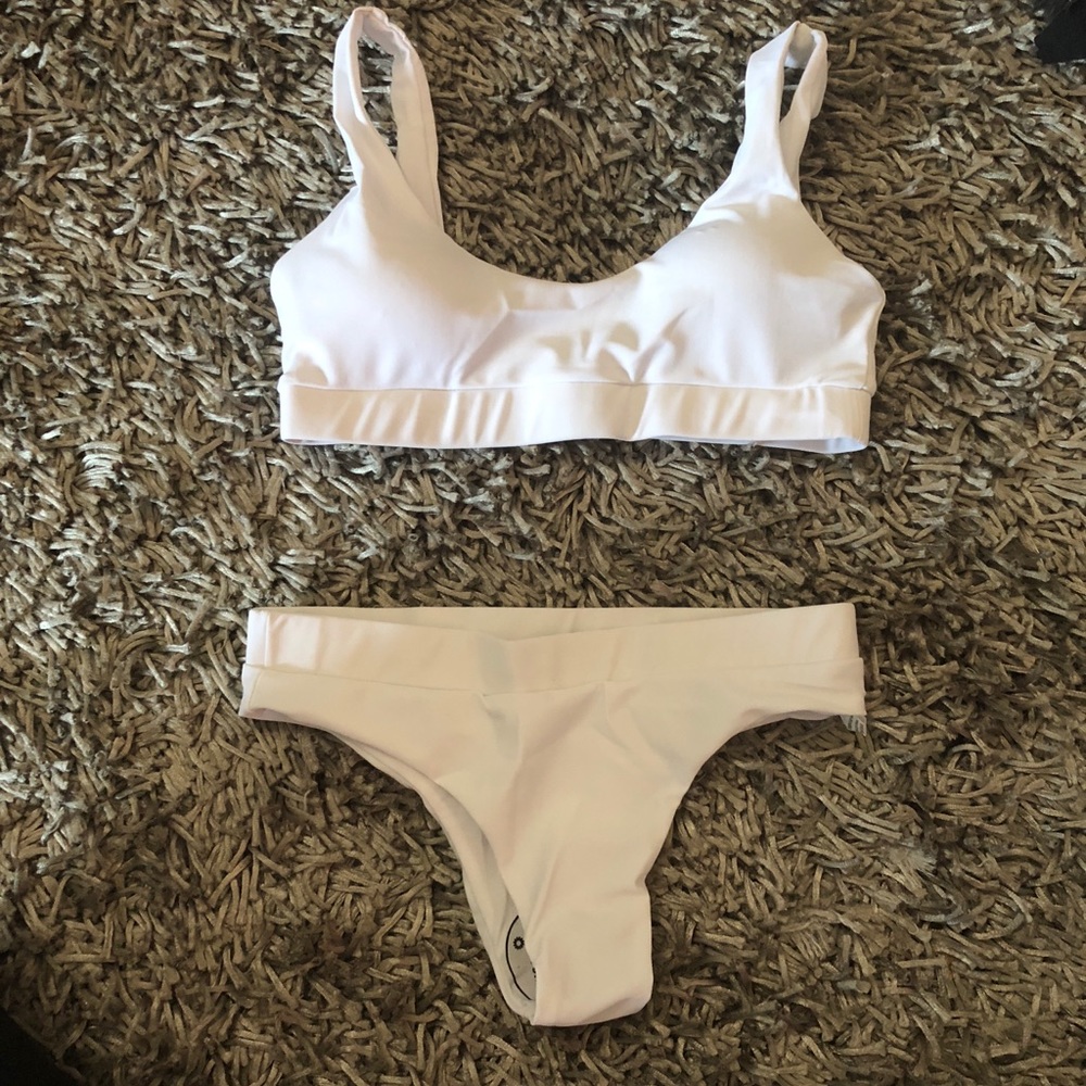 White bikini